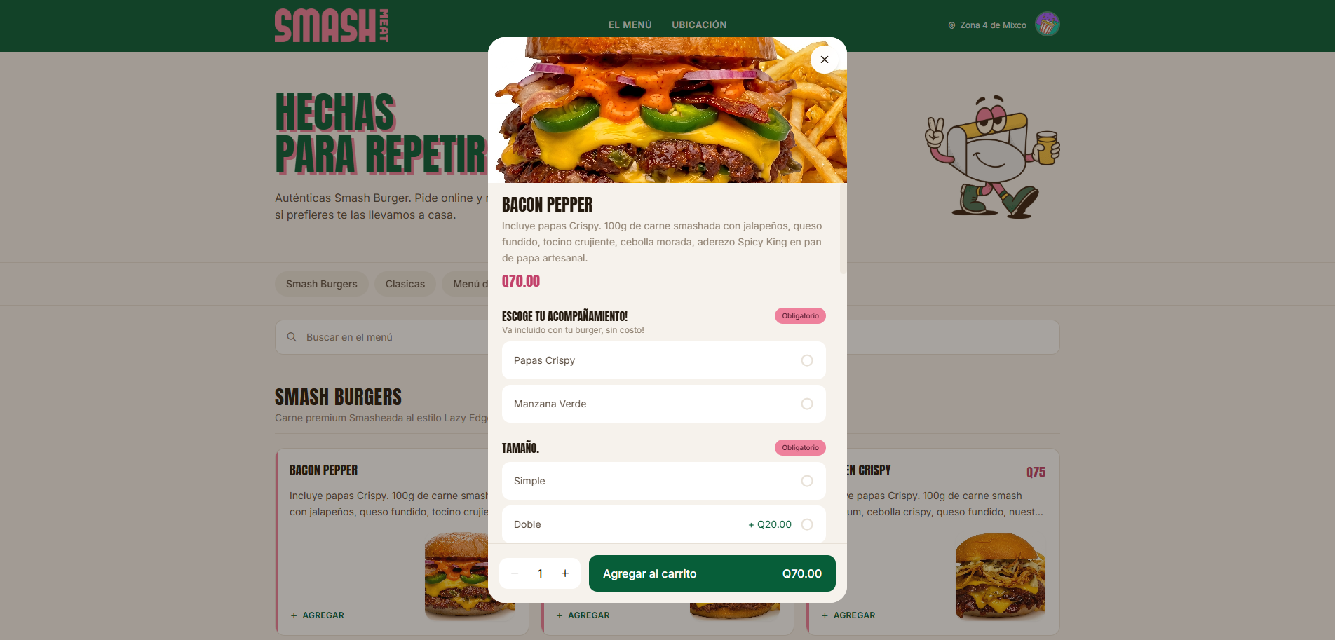 Proyecto Smash Meat Burger Club